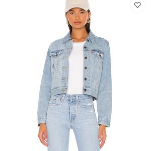 Levi cropped denim jacket